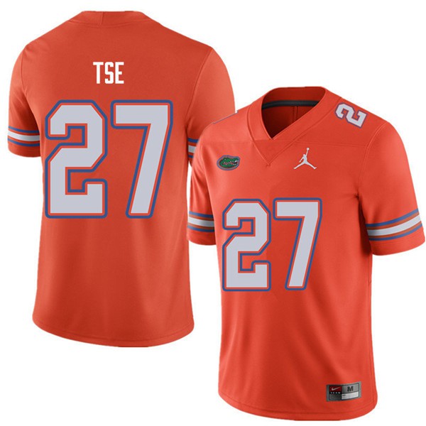 Jordan Brand Men #27 Joshua Tse Florida Gators College Football Jerseys Orange